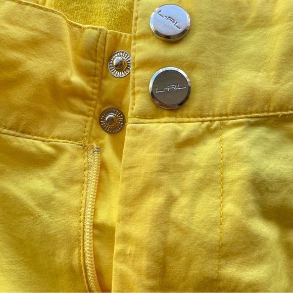 L-RL Lauren Active featherlight twill cargo pants in yellow - Picture 6 of 8